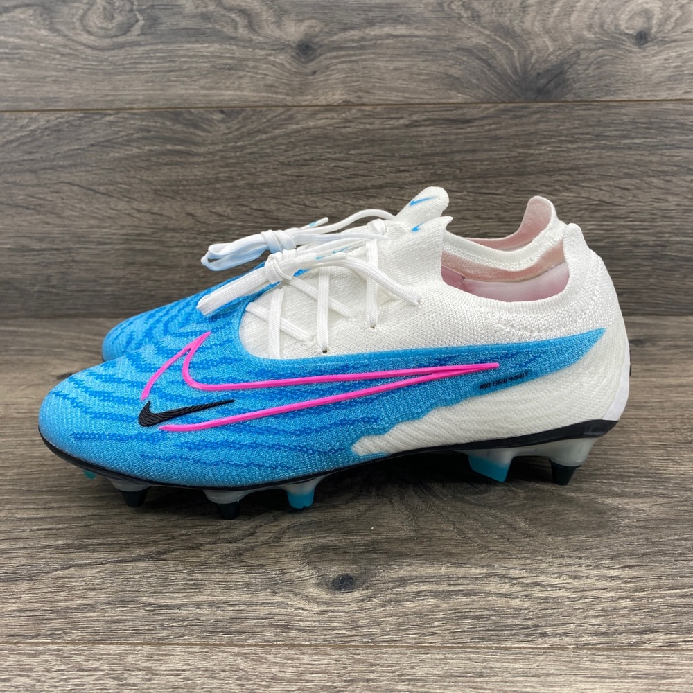 Nike Phantom GX Elite SG-Pro P Mens 6.5 Womens 8 Blue Soccer Cleats FD0259-446